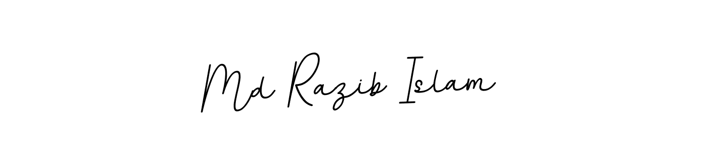 Create a beautiful signature design for name Md Razib Islam. With this signature (BallpointsItalic-DORy9) fonts, you can make a handwritten signature for free. Md Razib Islam signature style 11 images and pictures png