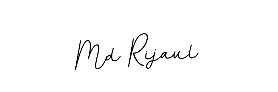 Make a beautiful signature design for name Md Rijaul. With this signature (BallpointsItalic-DORy9) style, you can create a handwritten signature for free. Md Rijaul signature style 11 images and pictures png