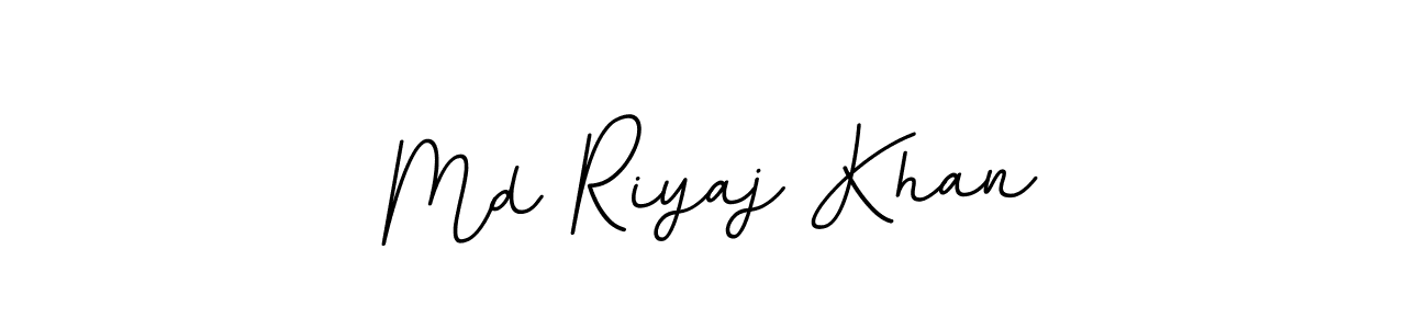 Design your own signature with our free online signature maker. With this signature software, you can create a handwritten (BallpointsItalic-DORy9) signature for name Md Riyaj Khan. Md Riyaj Khan signature style 11 images and pictures png