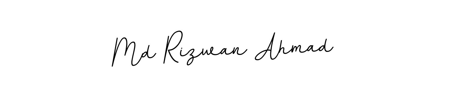 Use a signature maker to create a handwritten signature online. With this signature software, you can design (BallpointsItalic-DORy9) your own signature for name Md Rizwan Ahmad. Md Rizwan Ahmad signature style 11 images and pictures png