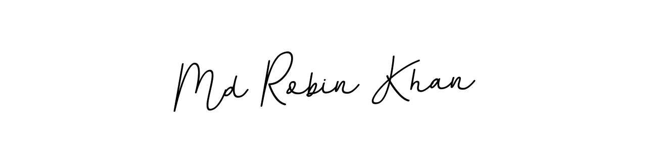 It looks lik you need a new signature style for name Md Robin Khan. Design unique handwritten (BallpointsItalic-DORy9) signature with our free signature maker in just a few clicks. Md Robin Khan signature style 11 images and pictures png