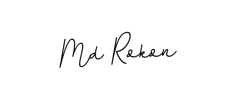 It looks lik you need a new signature style for name Md Rokon. Design unique handwritten (BallpointsItalic-DORy9) signature with our free signature maker in just a few clicks. Md Rokon signature style 11 images and pictures png