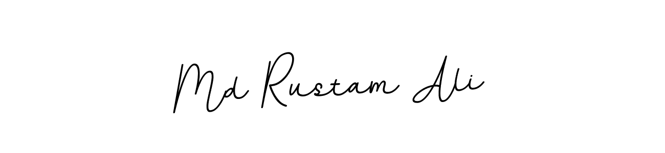 Design your own signature with our free online signature maker. With this signature software, you can create a handwritten (BallpointsItalic-DORy9) signature for name Md Rustam Ali. Md Rustam Ali signature style 11 images and pictures png