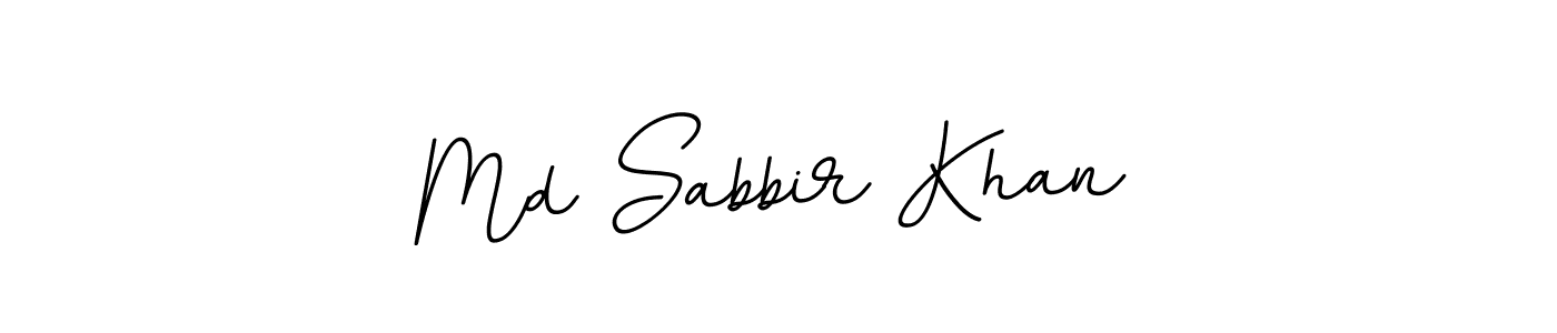 Make a beautiful signature design for name Md Sabbir Khan. With this signature (BallpointsItalic-DORy9) style, you can create a handwritten signature for free. Md Sabbir Khan signature style 11 images and pictures png