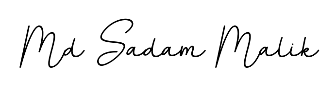 The BallpointsItalic-DORy9 lettering style adds unique flourish to name Md Sadam Malik. Stand out with a custom digital autograph made in seconds. Md Sadam Malik signature style 11 images and pictures png
