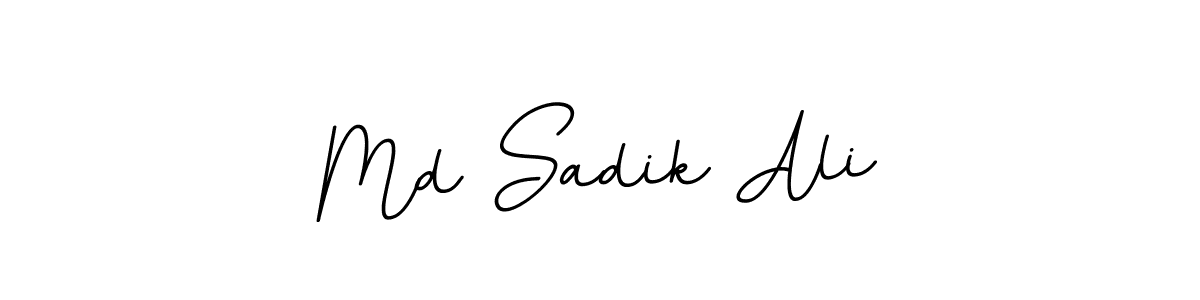 Similarly BallpointsItalic-DORy9 is the best handwritten signature design. Signature creator online .You can use it as an online autograph creator for name Md Sadik Ali. Md Sadik Ali signature style 11 images and pictures png