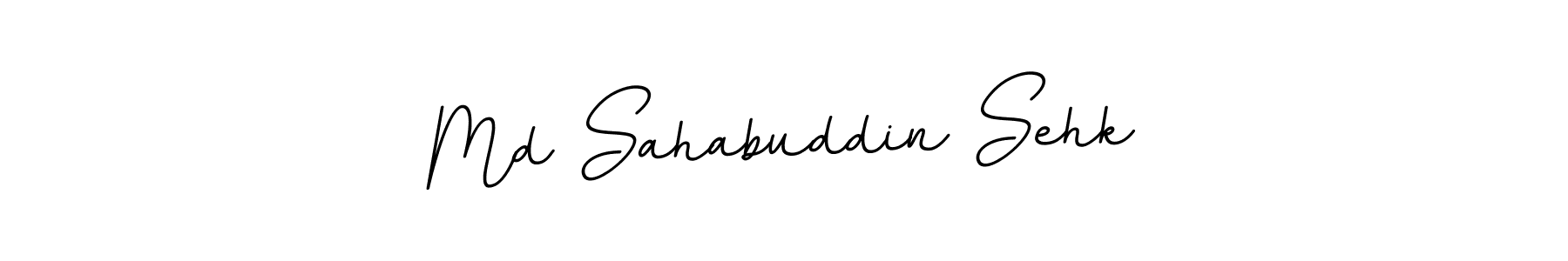 The best way (BallpointsItalic-DORy9) to make a short signature is to pick only two or three words in your name. The name Md Sahabuddin Sehk include a total of six letters. For converting this name. Md Sahabuddin Sehk signature style 11 images and pictures png