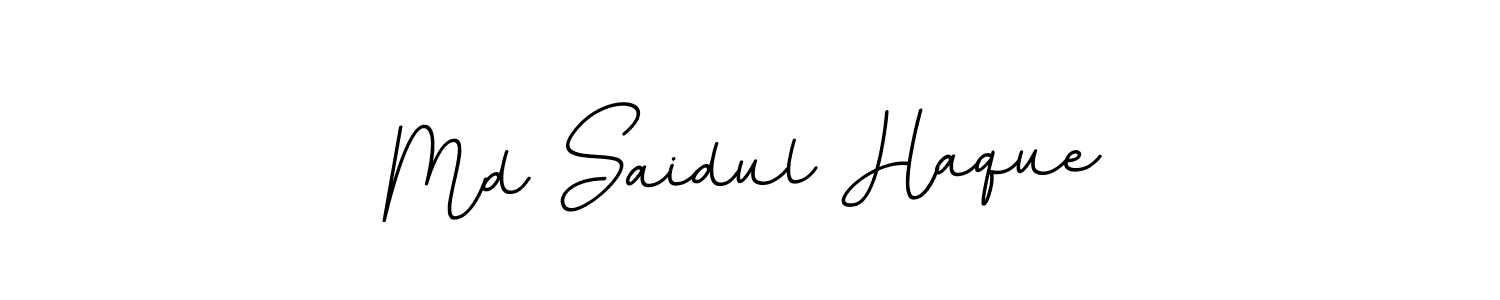 Md Saidul Haque stylish signature style. Best Handwritten Sign (BallpointsItalic-DORy9) for my name. Handwritten Signature Collection Ideas for my name Md Saidul Haque. Md Saidul Haque signature style 11 images and pictures png