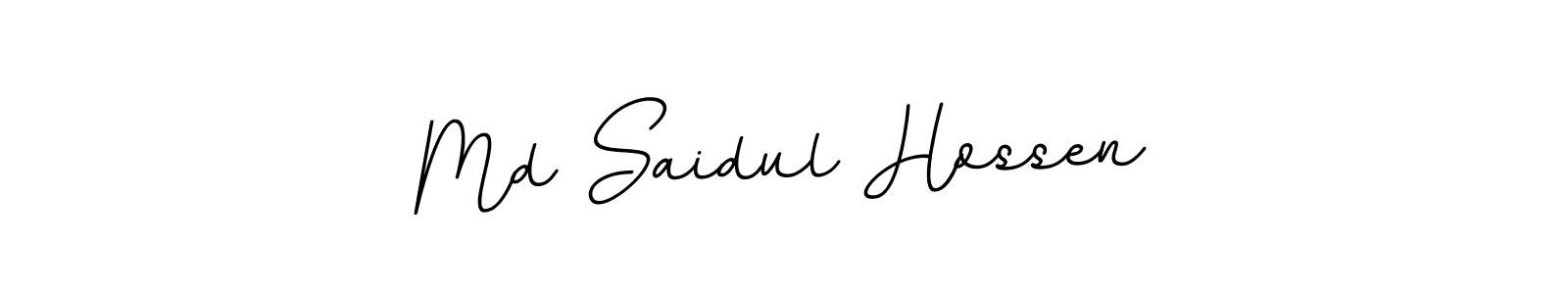 Make a beautiful signature design for name Md Saidul Hossen. With this signature (BallpointsItalic-DORy9) style, you can create a handwritten signature for free. Md Saidul Hossen signature style 11 images and pictures png