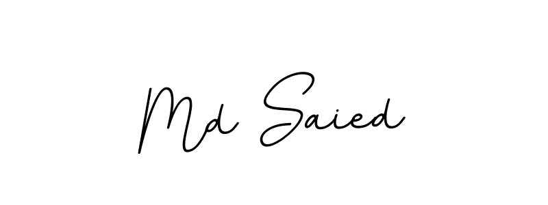 You should practise on your own different ways (BallpointsItalic-DORy9) to write your name (Md Saied) in signature. don't let someone else do it for you. Md Saied signature style 11 images and pictures png