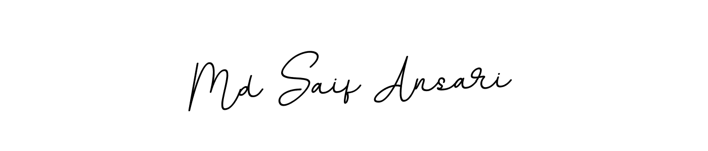 Also You can easily find your signature by using the search form. We will create Md Saif Ansari name handwritten signature images for you free of cost using BallpointsItalic-DORy9 sign style. Md Saif Ansari signature style 11 images and pictures png