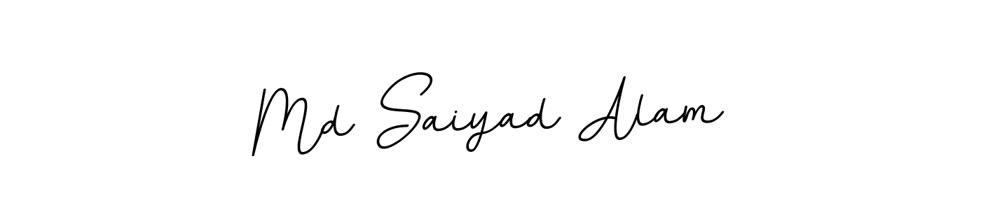 The best way (BallpointsItalic-DORy9) to make a short signature is to pick only two or three words in your name. The name Md Saiyad Alam include a total of six letters. For converting this name. Md Saiyad Alam signature style 11 images and pictures png