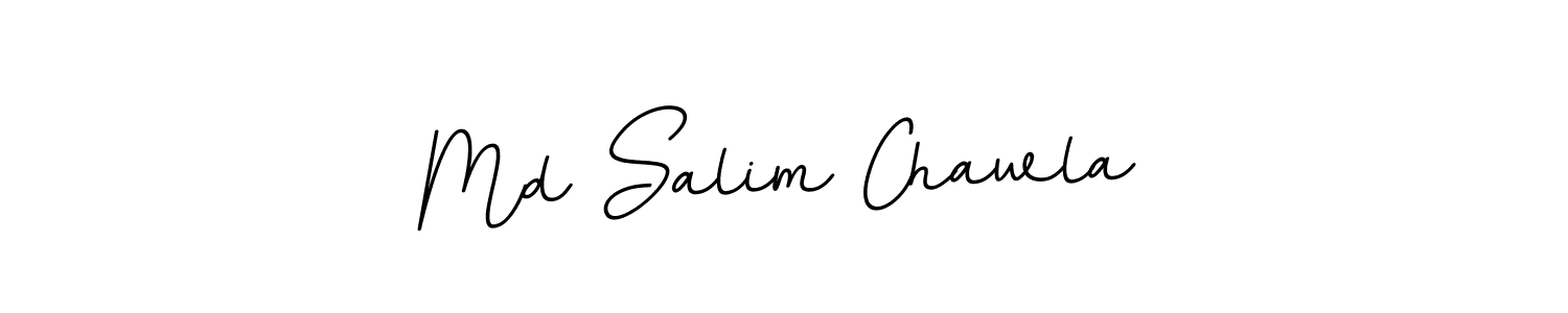 Md Salim Chawla stylish signature style. Best Handwritten Sign (BallpointsItalic-DORy9) for my name. Handwritten Signature Collection Ideas for my name Md Salim Chawla. Md Salim Chawla signature style 11 images and pictures png