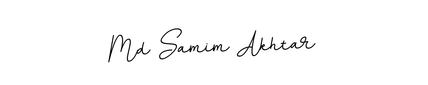 Design your own signature with our free online signature maker. With this signature software, you can create a handwritten (BallpointsItalic-DORy9) signature for name Md Samim Akhtar. Md Samim Akhtar signature style 11 images and pictures png