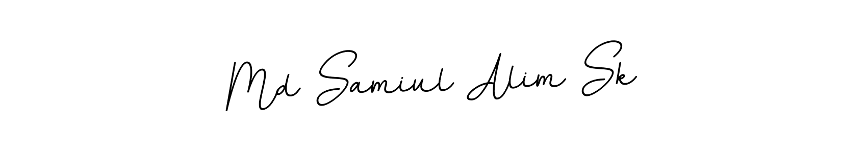 BallpointsItalic-DORy9 is a professional signature style that is perfect for those who want to add a touch of class to their signature. It is also a great choice for those who want to make their signature more unique. Get Md Samiul Alim Sk name to fancy signature for free. Md Samiul Alim Sk signature style 11 images and pictures png