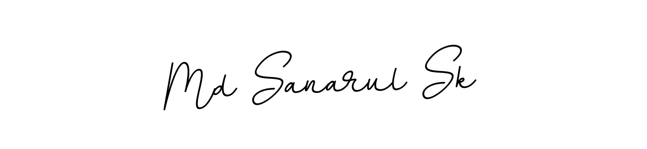 The best way (BallpointsItalic-DORy9) to make a short signature is to pick only two or three words in your name. The name Md Sanarul Sk include a total of six letters. For converting this name. Md Sanarul Sk signature style 11 images and pictures png