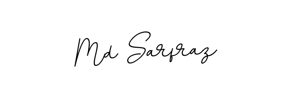 Make a beautiful signature design for name Md Sarfraz. With this signature (BallpointsItalic-DORy9) style, you can create a handwritten signature for free. Md Sarfraz signature style 11 images and pictures png