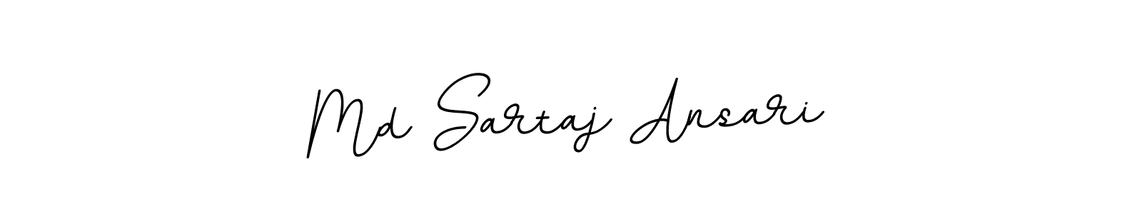 It looks lik you need a new signature style for name Md Sartaj Ansari. Design unique handwritten (BallpointsItalic-DORy9) signature with our free signature maker in just a few clicks. Md Sartaj Ansari signature style 11 images and pictures png