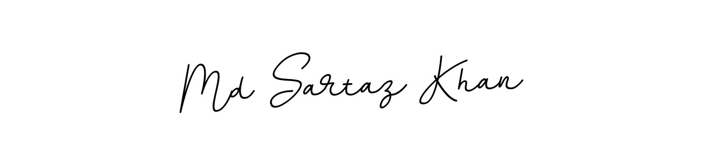 Design your own signature with our free online signature maker. With this signature software, you can create a handwritten (BallpointsItalic-DORy9) signature for name Md Sartaz Khan. Md Sartaz Khan signature style 11 images and pictures png