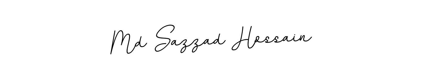 Create a beautiful signature design for name Md Sazzad Hossain. With this signature (BallpointsItalic-DORy9) fonts, you can make a handwritten signature for free. Md Sazzad Hossain signature style 11 images and pictures png