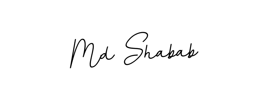 How to make Md Shabab signature? BallpointsItalic-DORy9 is a professional autograph style. Create handwritten signature for Md Shabab name. Md Shabab signature style 11 images and pictures png