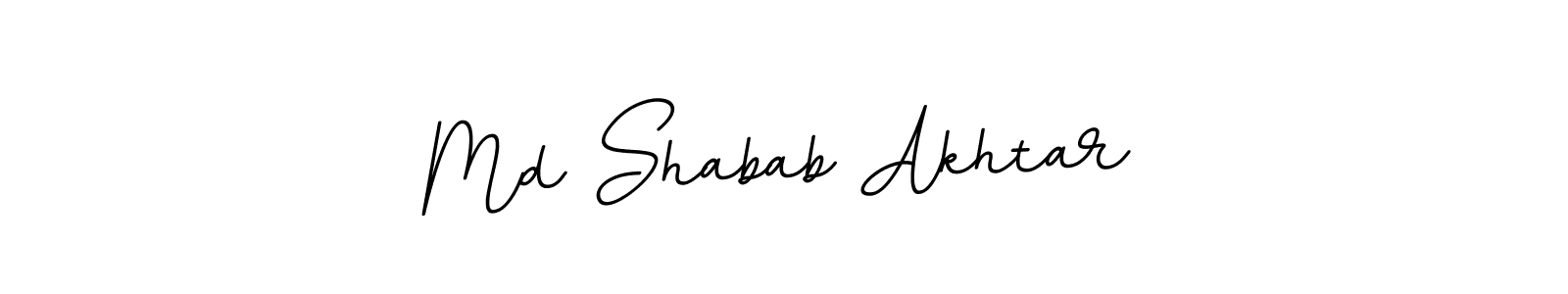 Create a beautiful signature design for name Md Shabab Akhtar. With this signature (BallpointsItalic-DORy9) fonts, you can make a handwritten signature for free. Md Shabab Akhtar signature style 11 images and pictures png