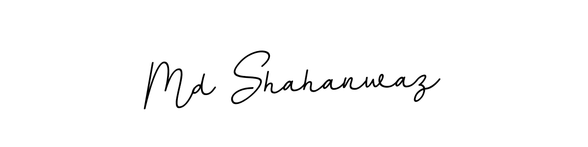 Make a beautiful signature design for name Md Shahanwaz. With this signature (BallpointsItalic-DORy9) style, you can create a handwritten signature for free. Md Shahanwaz signature style 11 images and pictures png