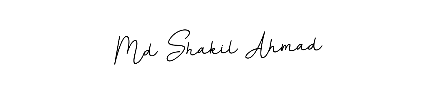 Create a beautiful signature design for name Md Shakil Ahmad. With this signature (BallpointsItalic-DORy9) fonts, you can make a handwritten signature for free. Md Shakil Ahmad signature style 11 images and pictures png