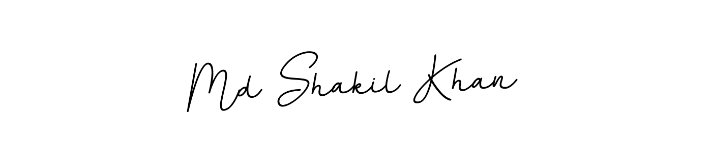 Make a beautiful signature design for name Md Shakil Khan. With this signature (BallpointsItalic-DORy9) style, you can create a handwritten signature for free. Md Shakil Khan signature style 11 images and pictures png