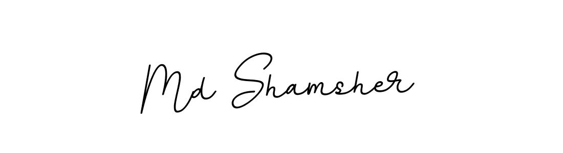 Md Shamsher stylish signature style. Best Handwritten Sign (BallpointsItalic-DORy9) for my name. Handwritten Signature Collection Ideas for my name Md Shamsher. Md Shamsher signature style 11 images and pictures png