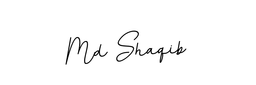 Use a signature maker to create a handwritten signature online. With this signature software, you can design (BallpointsItalic-DORy9) your own signature for name Md Shaqib. Md Shaqib signature style 11 images and pictures png