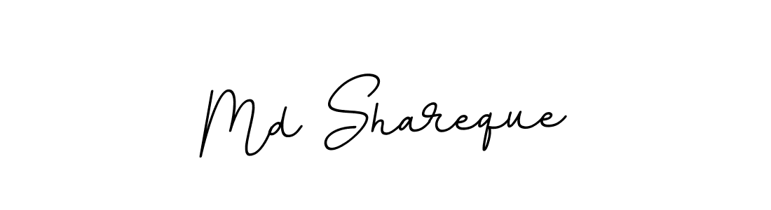 How to make Md Shareque name signature. Use BallpointsItalic-DORy9 style for creating short signs online. This is the latest handwritten sign. Md Shareque signature style 11 images and pictures png
