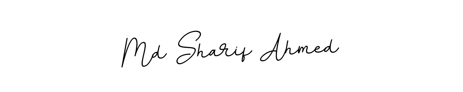 Design your own signature with our free online signature maker. With this signature software, you can create a handwritten (BallpointsItalic-DORy9) signature for name Md Sharif Ahmed. Md Sharif Ahmed signature style 11 images and pictures png