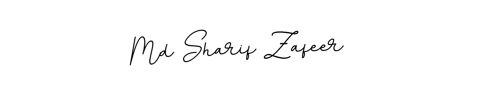 Design your own signature with our free online signature maker. With this signature software, you can create a handwritten (BallpointsItalic-DORy9) signature for name Md Sharif Zafeer. Md Sharif Zafeer signature style 11 images and pictures png