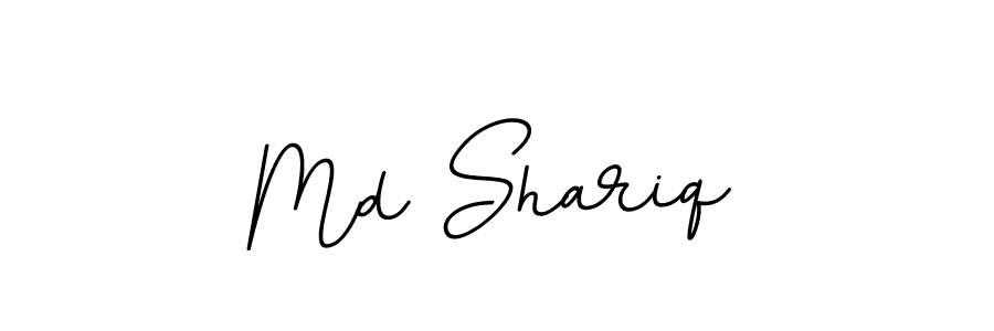 How to make Md Shariq name signature. Use BallpointsItalic-DORy9 style for creating short signs online. This is the latest handwritten sign. Md Shariq signature style 11 images and pictures png