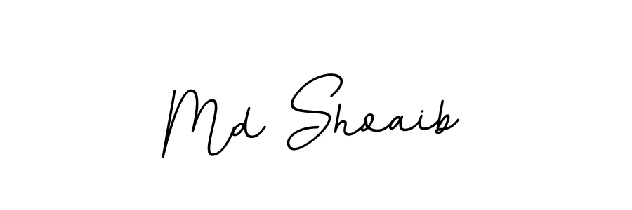 The best way (BallpointsItalic-DORy9) to make a short signature is to pick only two or three words in your name. The name Md Shoaib include a total of six letters. For converting this name. Md Shoaib signature style 11 images and pictures png