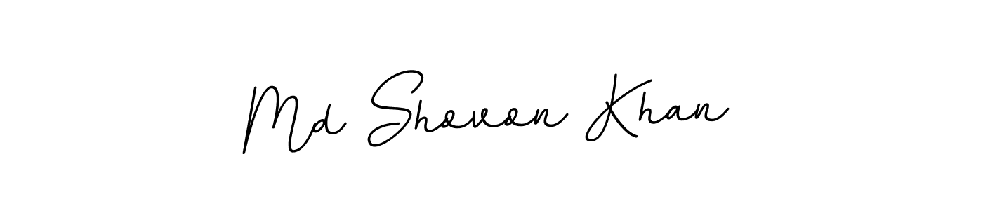 Md Shovon Khan stylish signature style. Best Handwritten Sign (BallpointsItalic-DORy9) for my name. Handwritten Signature Collection Ideas for my name Md Shovon Khan. Md Shovon Khan signature style 11 images and pictures png