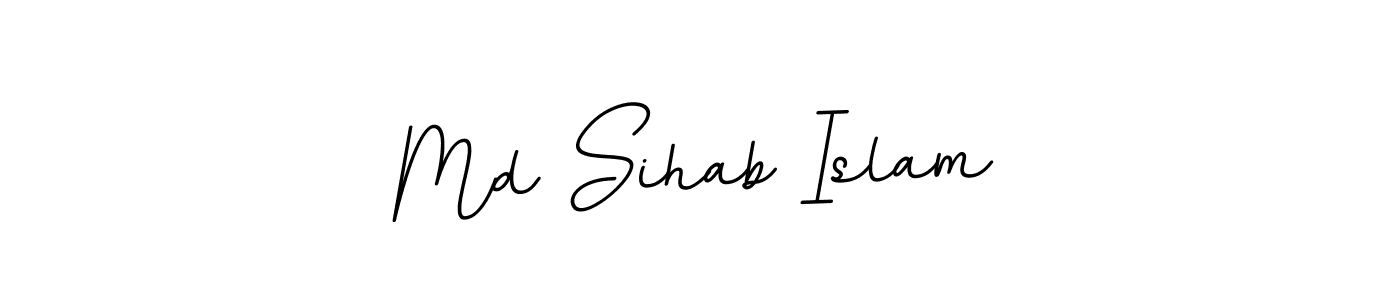 The best way (BallpointsItalic-DORy9) to make a short signature is to pick only two or three words in your name. The name Md Sihab Islam include a total of six letters. For converting this name. Md Sihab Islam signature style 11 images and pictures png