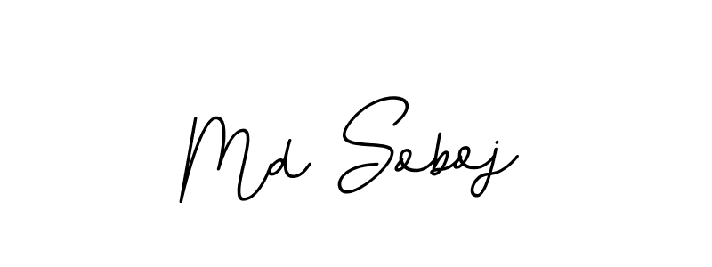 Md Soboj stylish signature style. Best Handwritten Sign (BallpointsItalic-DORy9) for my name. Handwritten Signature Collection Ideas for my name Md Soboj. Md Soboj signature style 11 images and pictures png