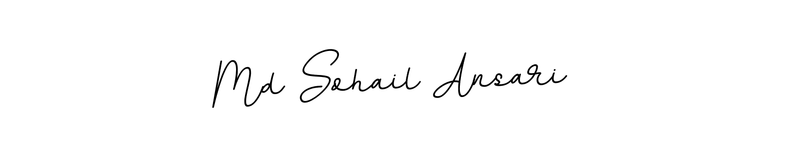 Make a beautiful signature design for name Md Sohail Ansari. With this signature (BallpointsItalic-DORy9) style, you can create a handwritten signature for free. Md Sohail Ansari signature style 11 images and pictures png