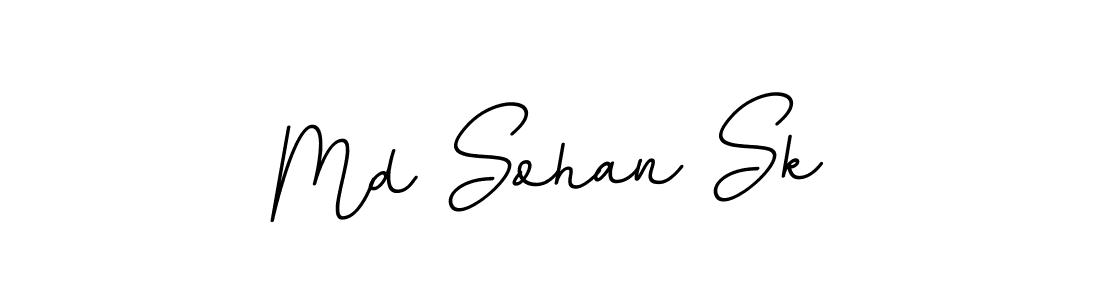 Use a signature maker to create a handwritten signature online. With this signature software, you can design (BallpointsItalic-DORy9) your own signature for name Md Sohan Sk. Md Sohan Sk signature style 11 images and pictures png