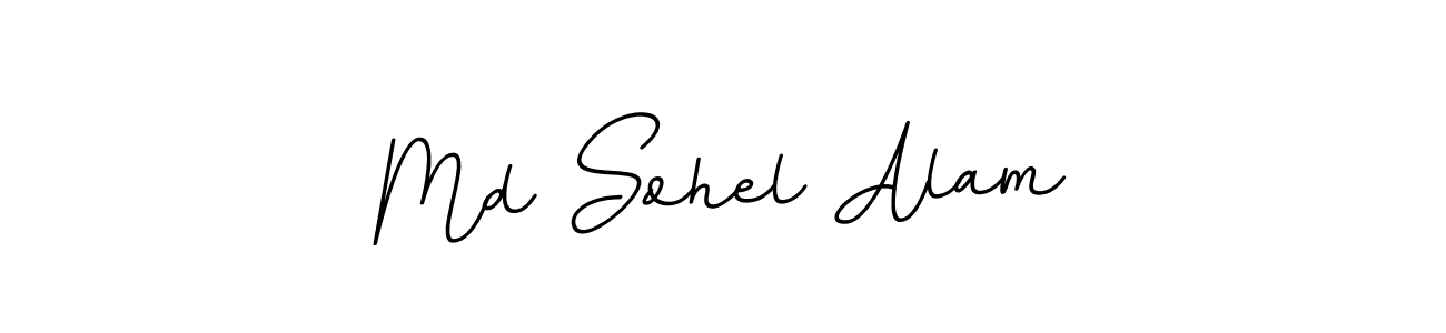 Design your own signature with our free online signature maker. With this signature software, you can create a handwritten (BallpointsItalic-DORy9) signature for name Md Sohel Alam. Md Sohel Alam signature style 11 images and pictures png