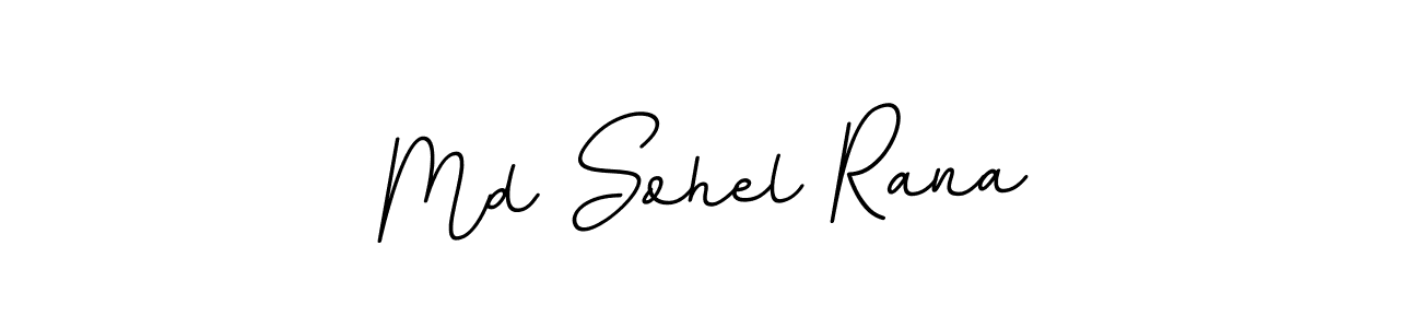 Use a signature maker to create a handwritten signature online. With this signature software, you can design (BallpointsItalic-DORy9) your own signature for name Md Sohel Rana. Md Sohel Rana signature style 11 images and pictures png