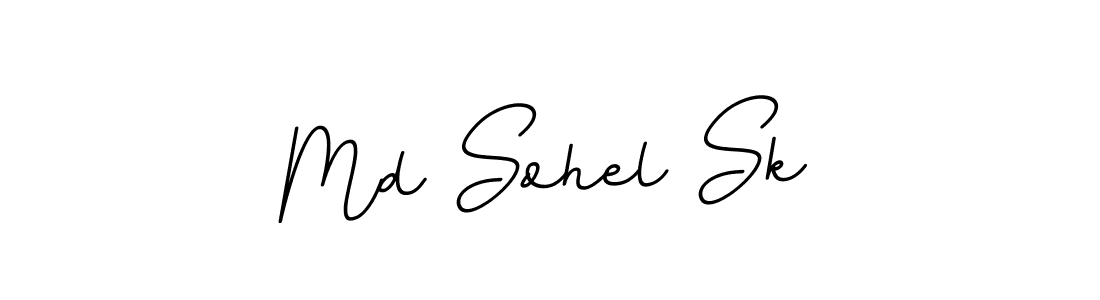 Design your own signature with our free online signature maker. With this signature software, you can create a handwritten (BallpointsItalic-DORy9) signature for name Md Sohel Sk. Md Sohel Sk signature style 11 images and pictures png