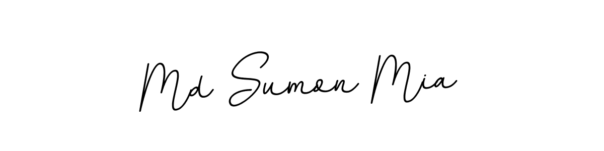 Md Sumon Mia stylish signature style. Best Handwritten Sign (BallpointsItalic-DORy9) for my name. Handwritten Signature Collection Ideas for my name Md Sumon Mia. Md Sumon Mia signature style 11 images and pictures png