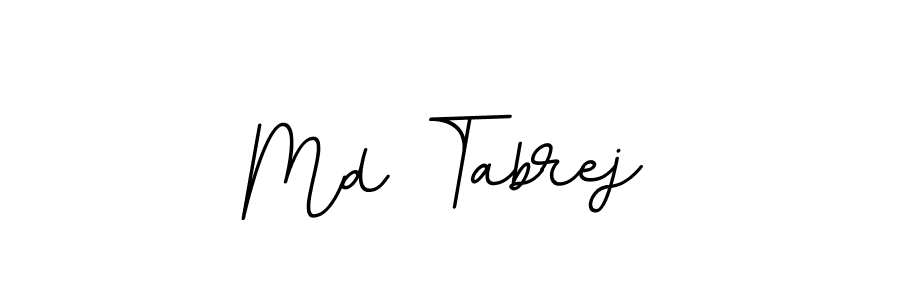 Design your own signature with our free online signature maker. With this signature software, you can create a handwritten (BallpointsItalic-DORy9) signature for name Md Tabrej. Md Tabrej signature style 11 images and pictures png