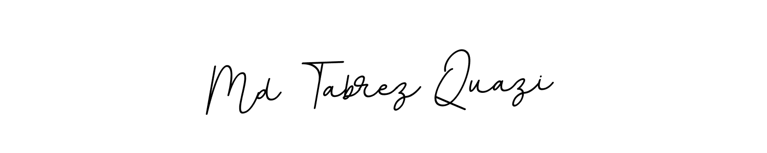 This is the best signature style for the Md Tabrez Quazi name. Also you like these signature font (BallpointsItalic-DORy9). Mix name signature. Md Tabrez Quazi signature style 11 images and pictures png