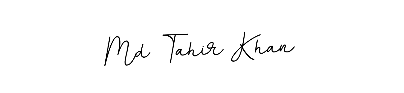This is the best signature style for the Md Tahir Khan name. Also you like these signature font (BallpointsItalic-DORy9). Mix name signature. Md Tahir Khan signature style 11 images and pictures png