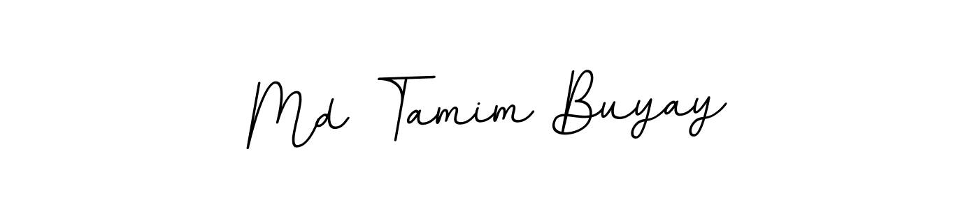 Use a signature maker to create a handwritten signature online. With this signature software, you can design (BallpointsItalic-DORy9) your own signature for name Md Tamim Buyay. Md Tamim Buyay signature style 11 images and pictures png