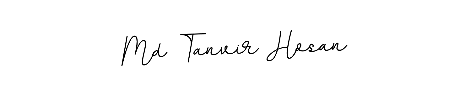 This is the best signature style for the Md Tanvir Hosan name. Also you like these signature font (BallpointsItalic-DORy9). Mix name signature. Md Tanvir Hosan signature style 11 images and pictures png